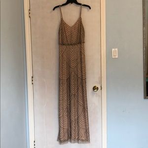 Adriana Papell beaded down. 8